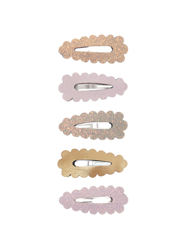 Dreamwish Scalloped Mini Clips Hair Accessories Mimi & Lula