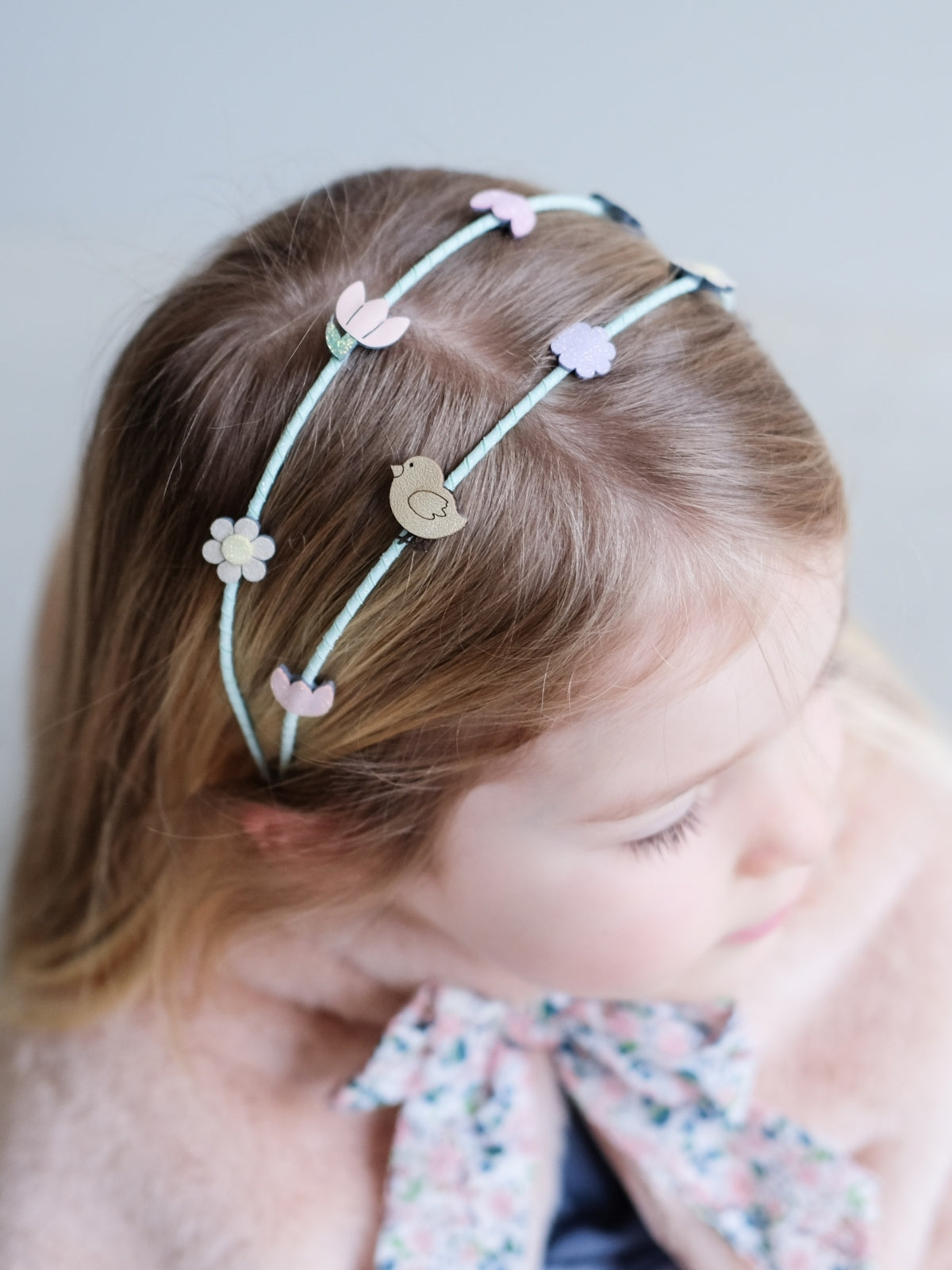 Easter Bunny Double Headband Hair Accessories Mimi & Lula