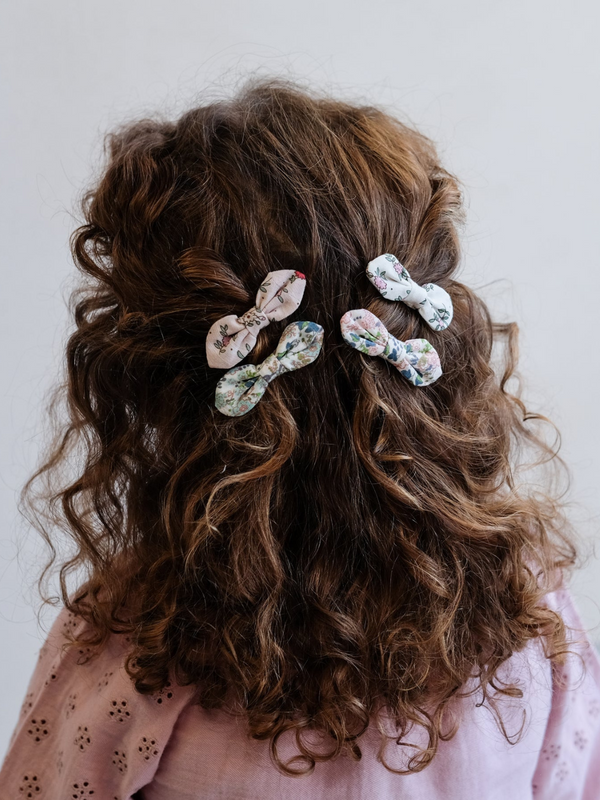 Flora Bow Clips Hair Accessories Mimi & Lula