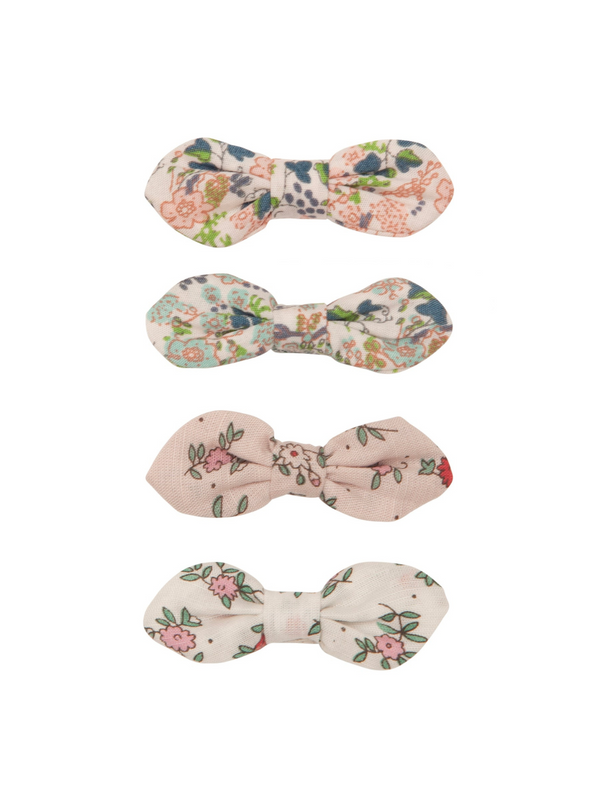 Flora Bow Clips Hair Accessories Mimi & Lula