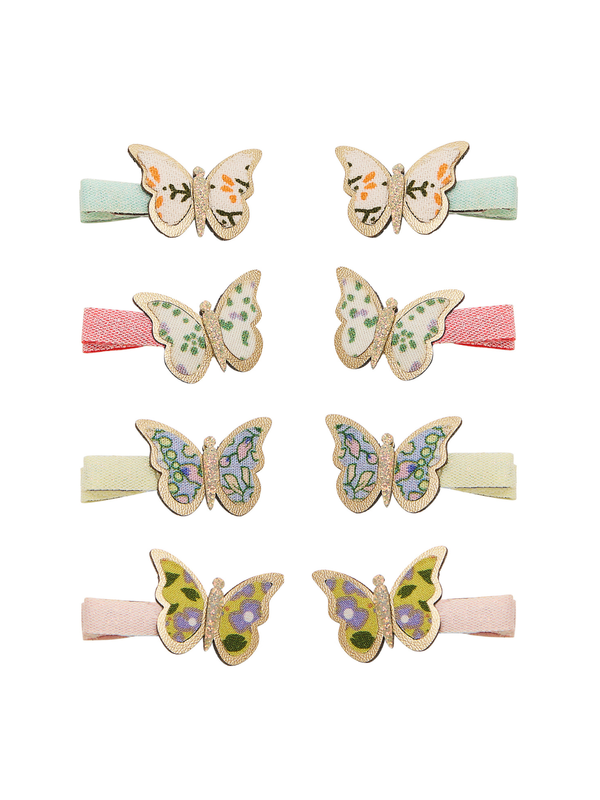 Floral Butterfly Mini Clips Hair Accessories Mimi & Lula