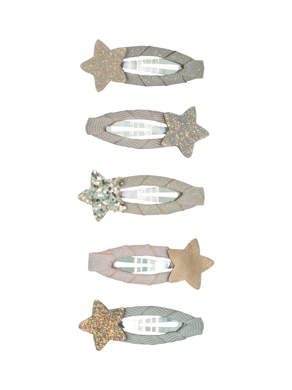 Metallic Stellina Mini Clips Hair Accessories Mimi & Lula   