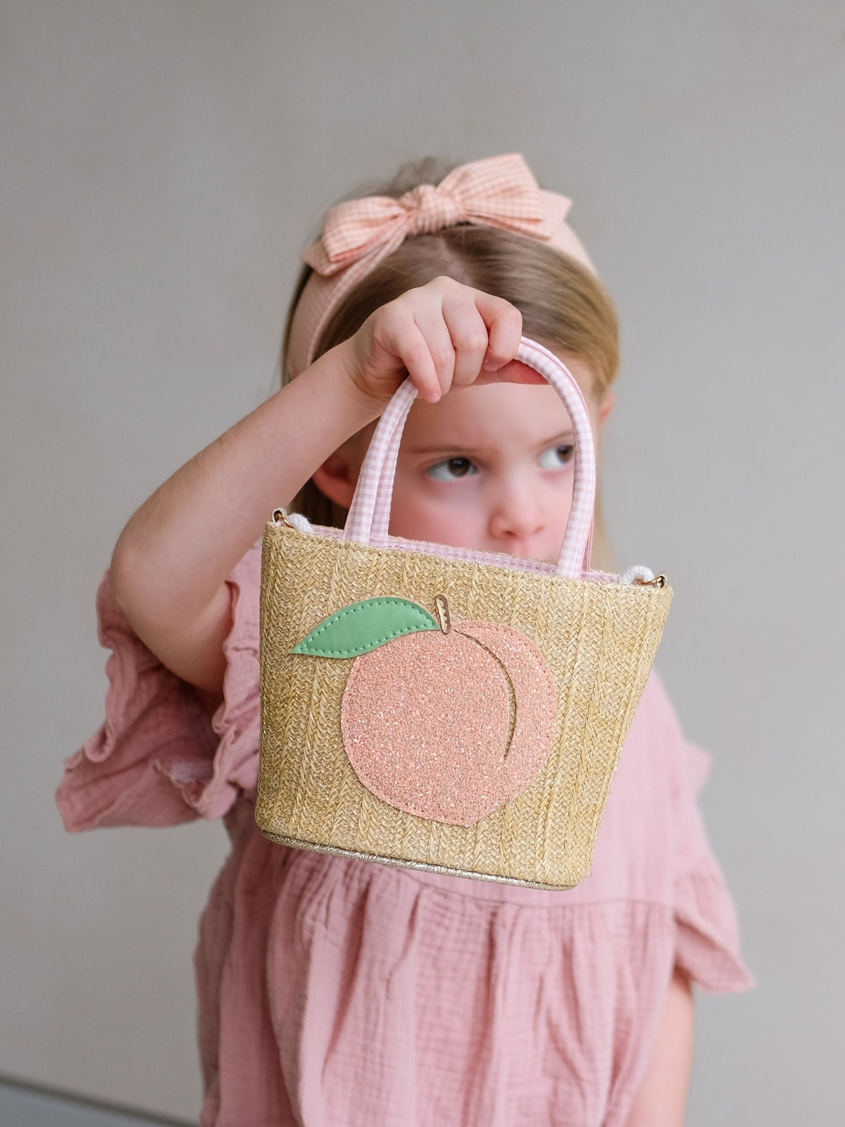 Peach Basket Purse Bags Mimi & Lula