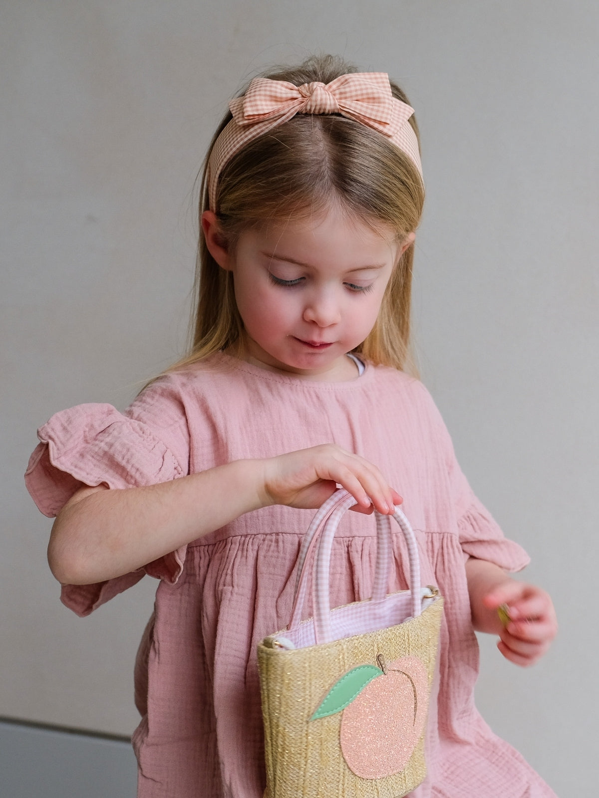 Peach Basket Purse Bags Mimi & Lula