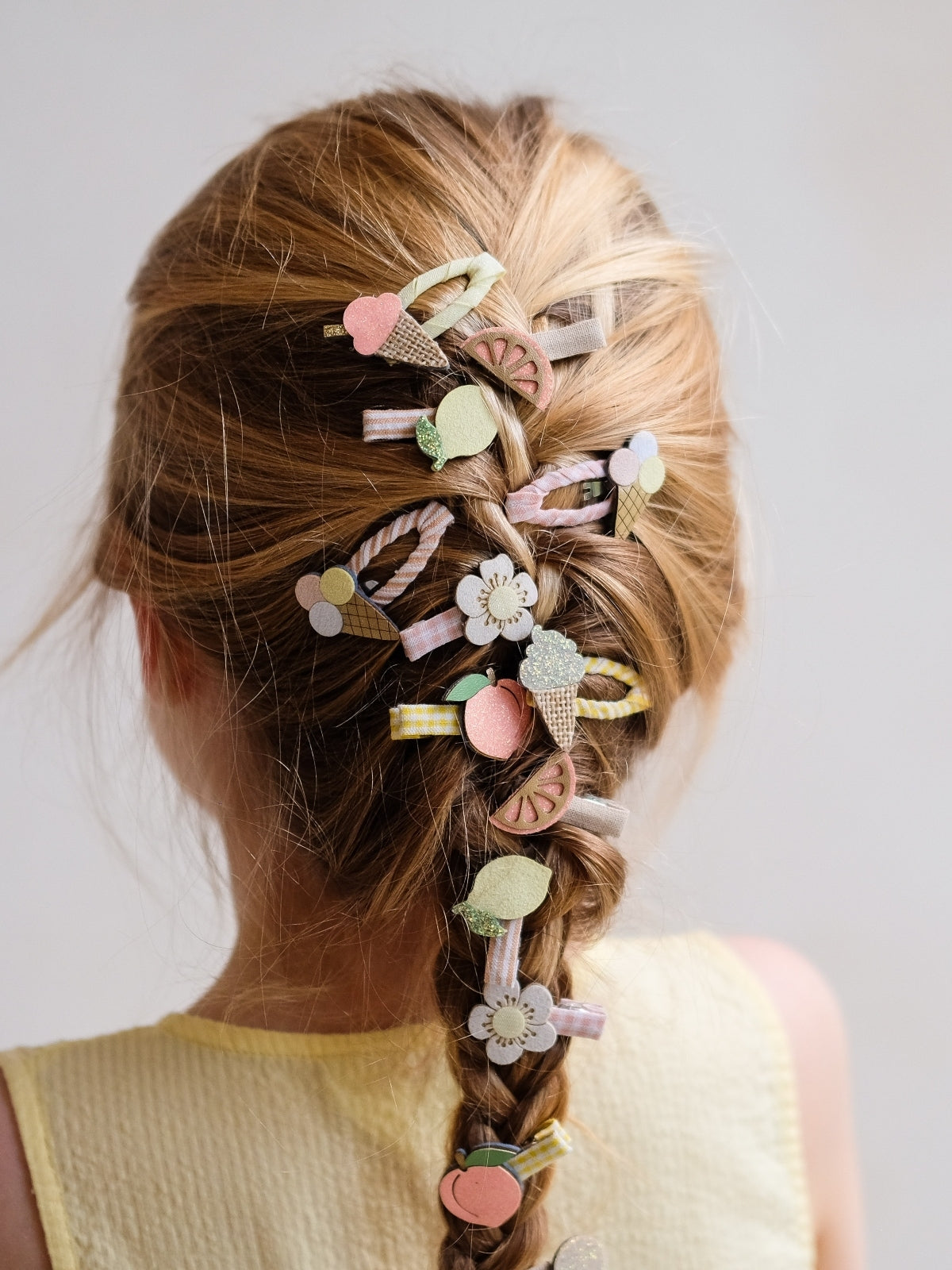 Peachy Citrus Mini Clips Hair Accessories Mimi & Lula