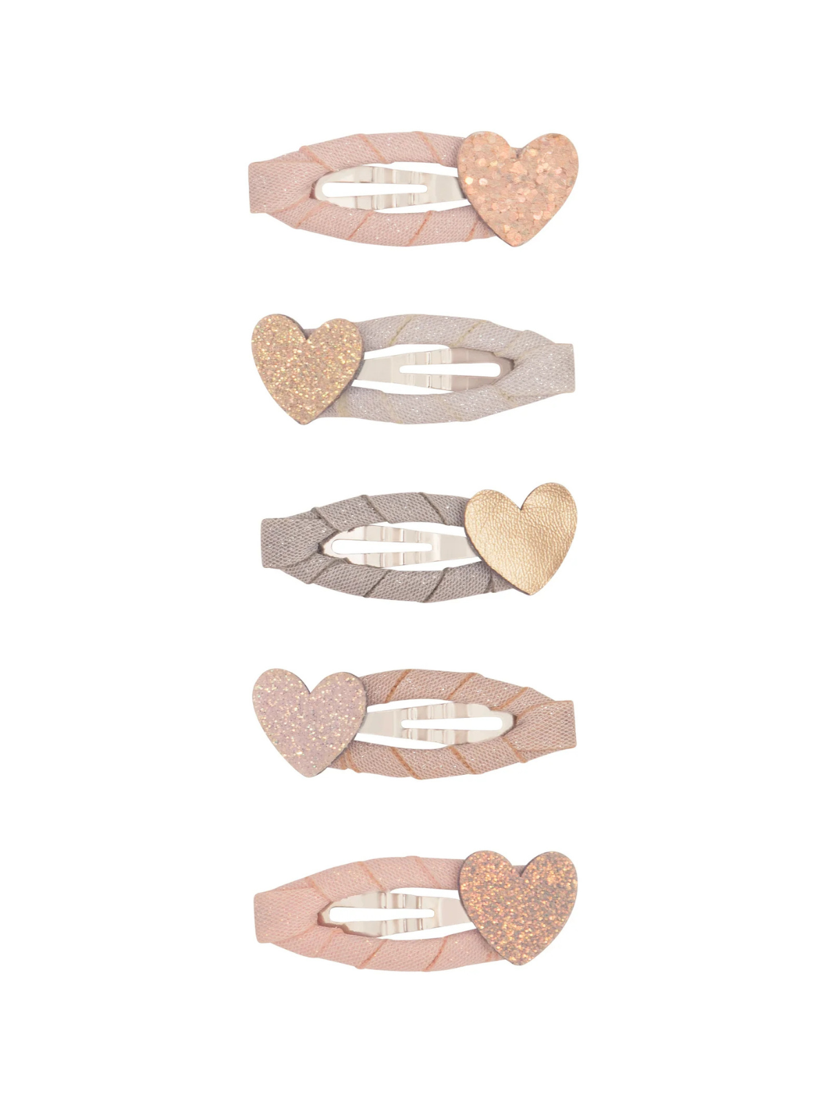 Pink Hearts Mini Clips Hair Accessories Mimi & Lula