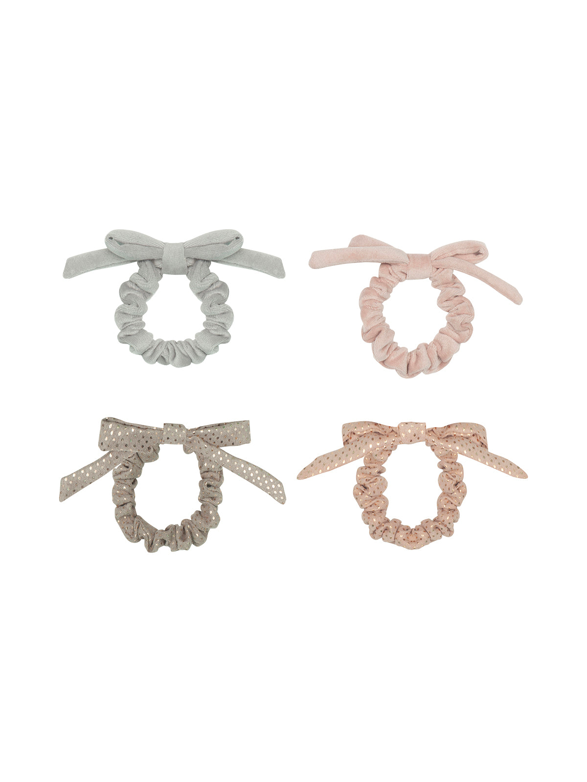 Pretty Bow Scrunchies Hair Accessories Mimi & Lula   