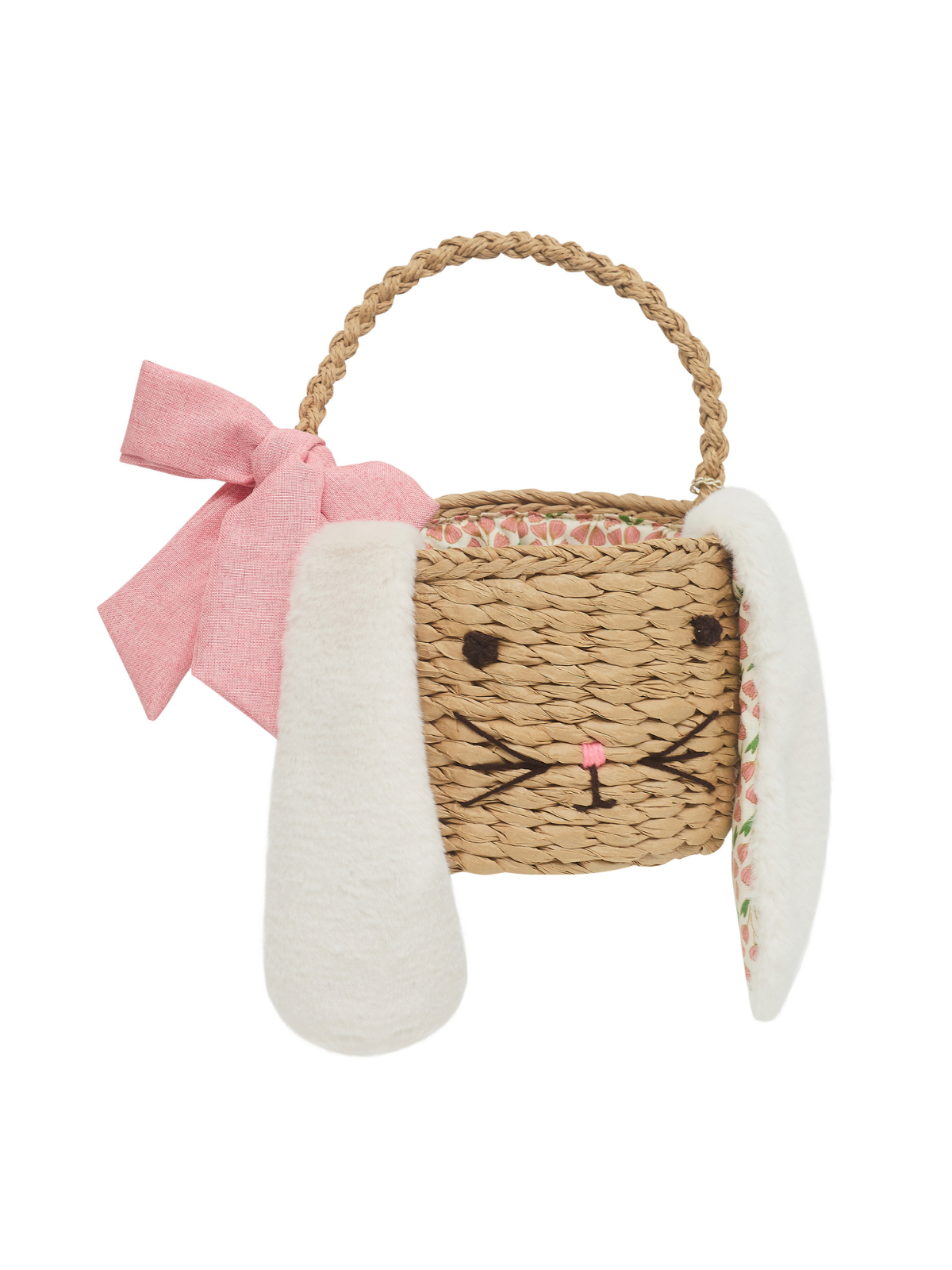 Rattan Bunny Easter Basket Bags Mimi & Lula