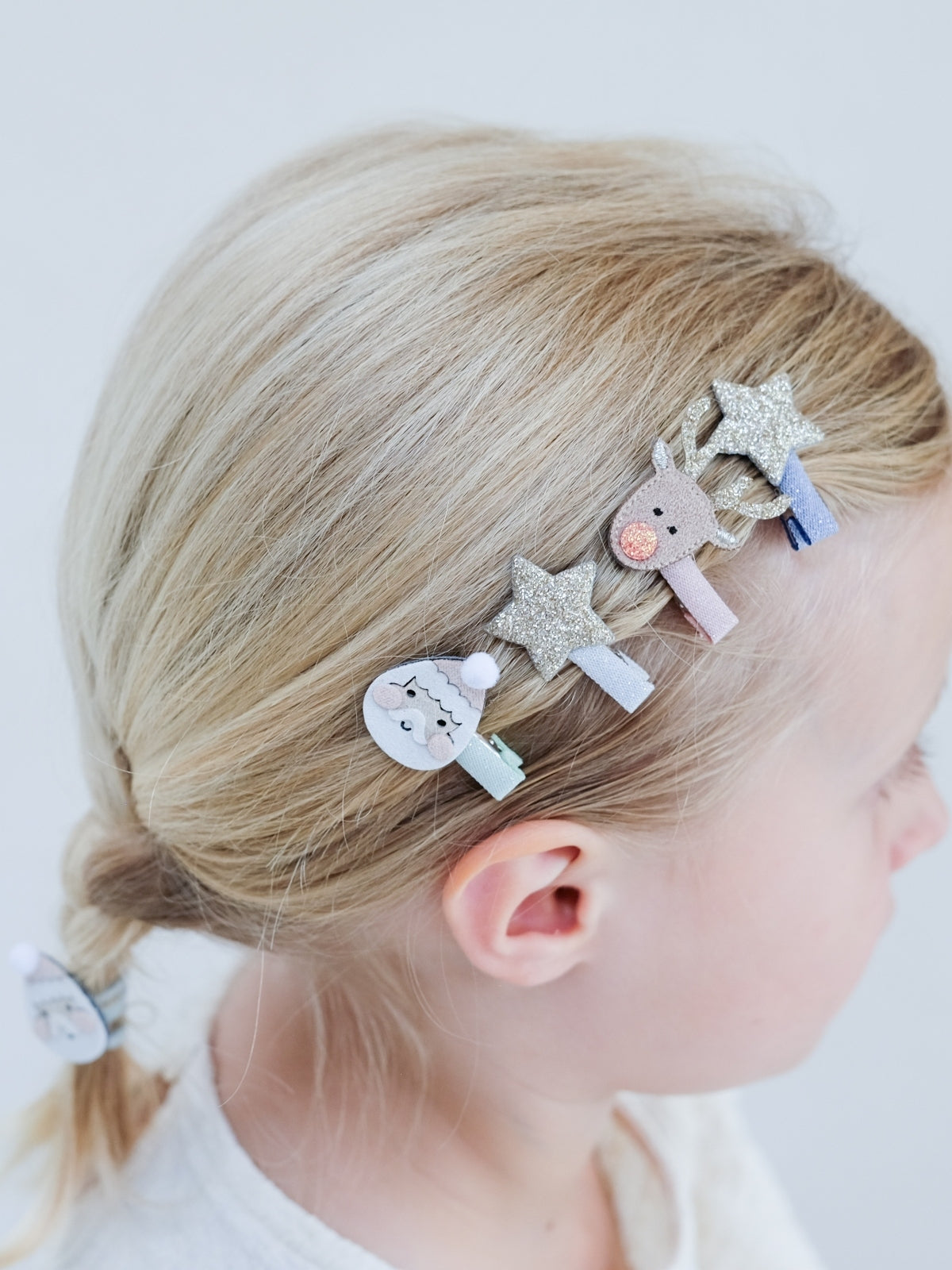 Reindeer Mini Clips Hair Accessories Mimi & Lula   