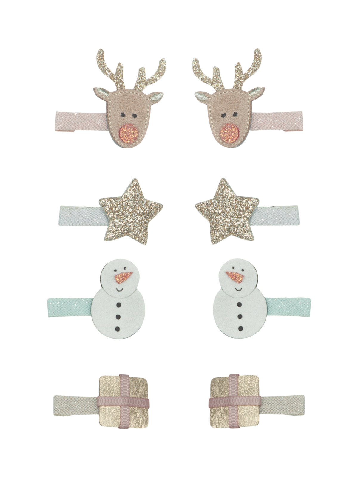 Reindeer Mini Clips Hair Accessories Mimi & Lula   