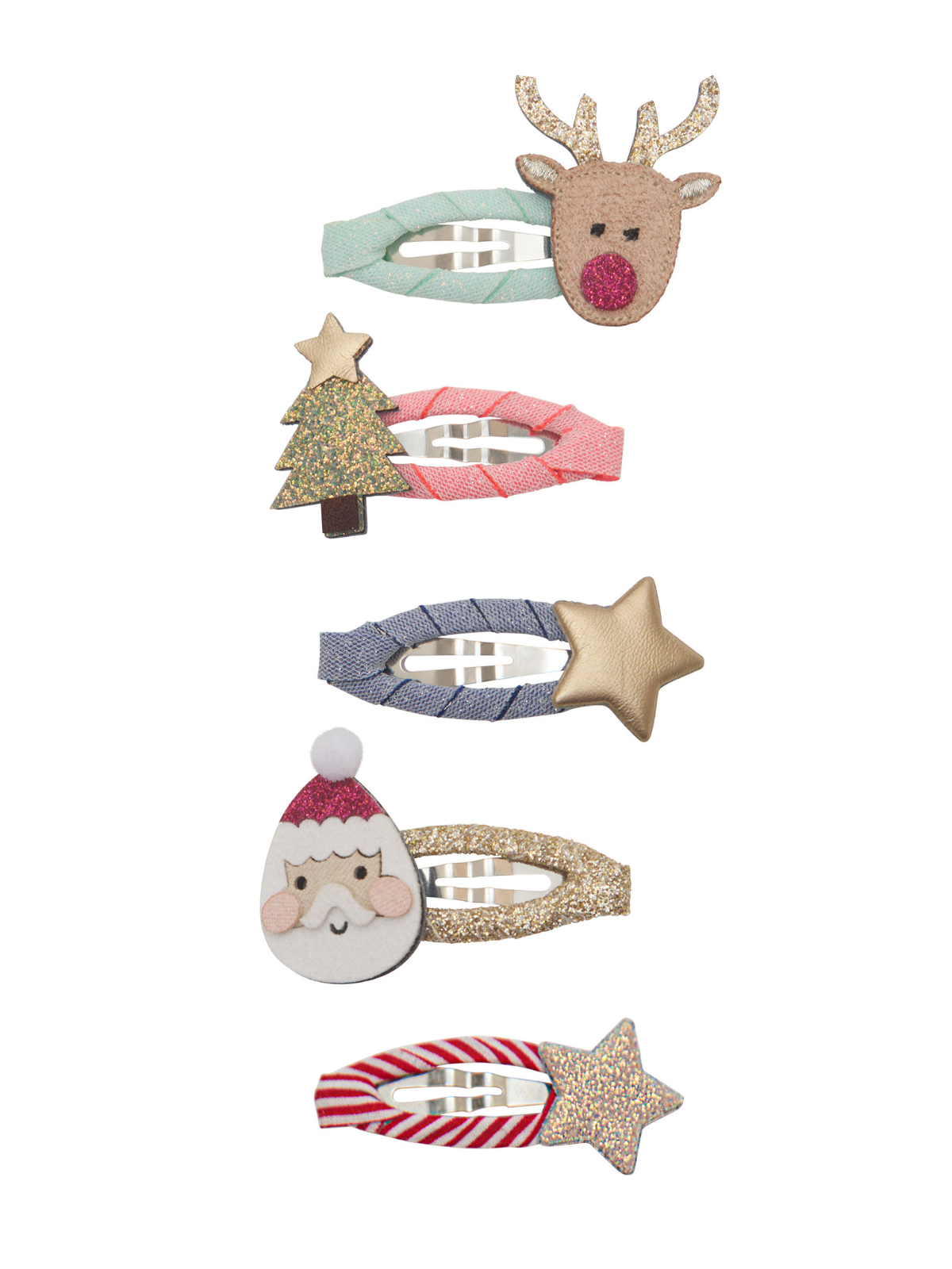 Santa & Rudolph Mini Clips Hair Accessories Mimi & Lula