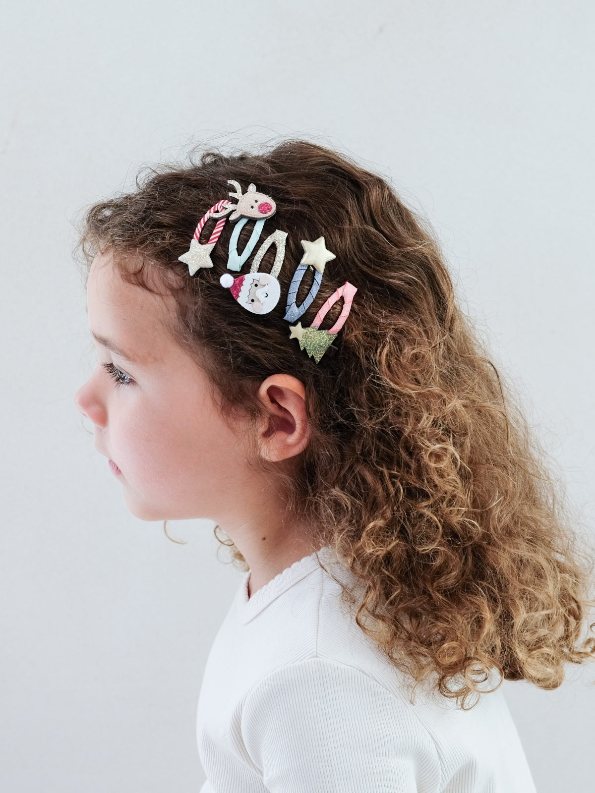 Santa & Rudolph Mini Clips Hair Accessories Mimi & Lula