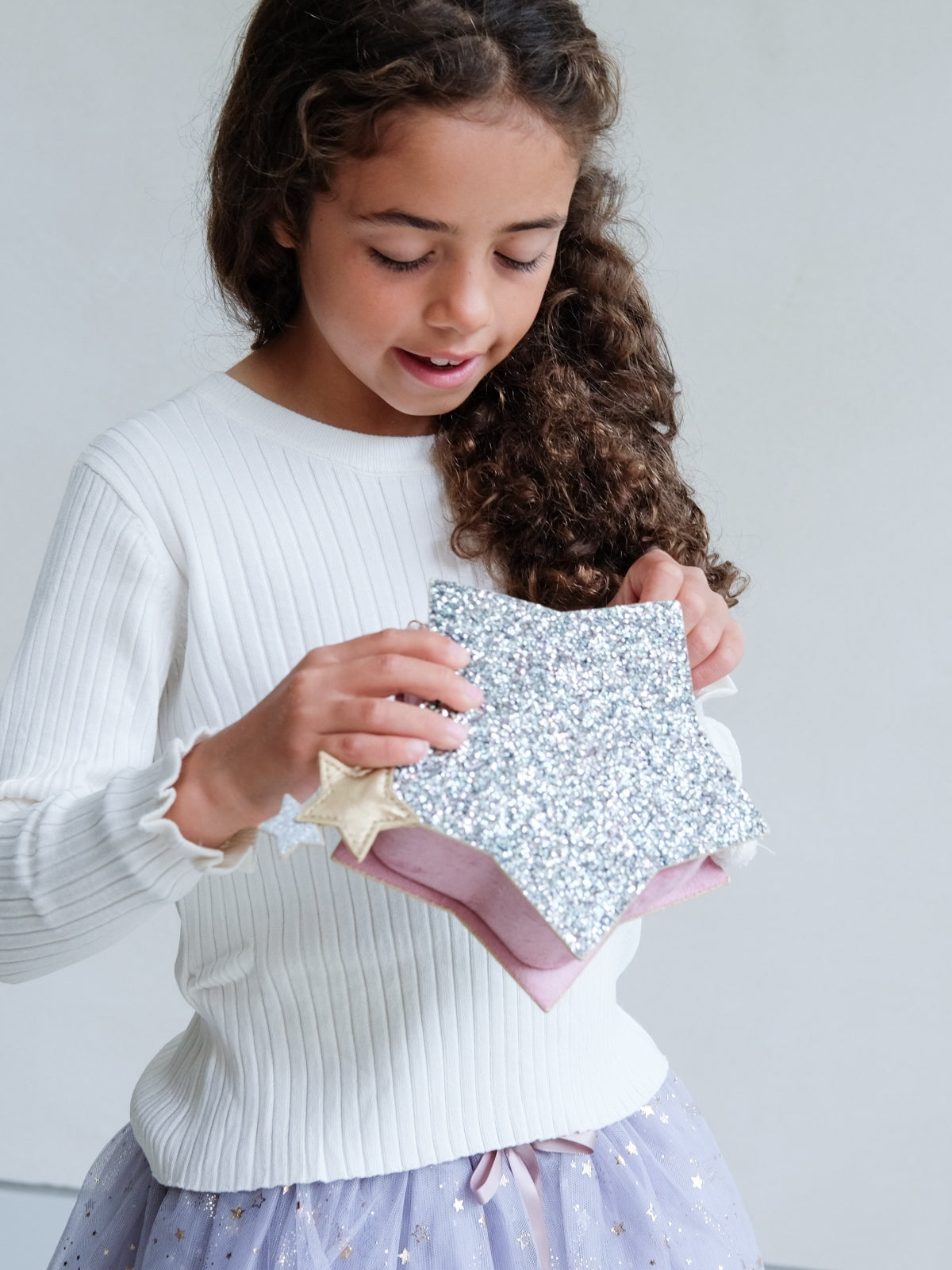 Sparkly Glitter Star Purse Bags Mimi & Lula   