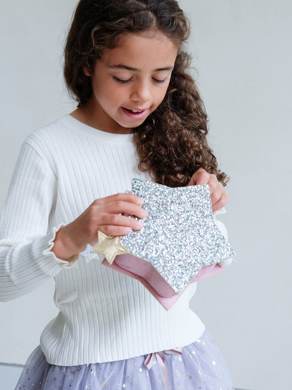 Sparkly Glitter Star Purse Bags Mimi & Lula   