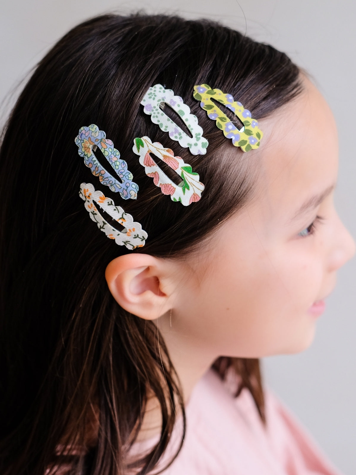 Spring Scalloped Clips Hair Accessories Mimi & Lula