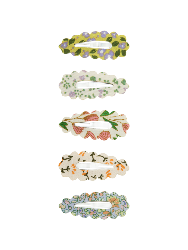 Spring Scalloped Clips Hair Accessories Mimi & Lula