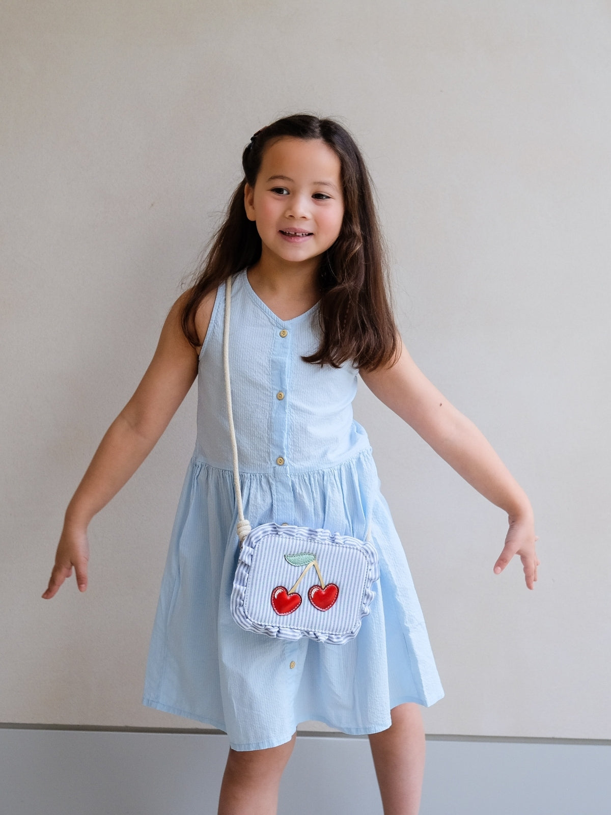 Striped Cherry Bag Bags Mimi & Lula