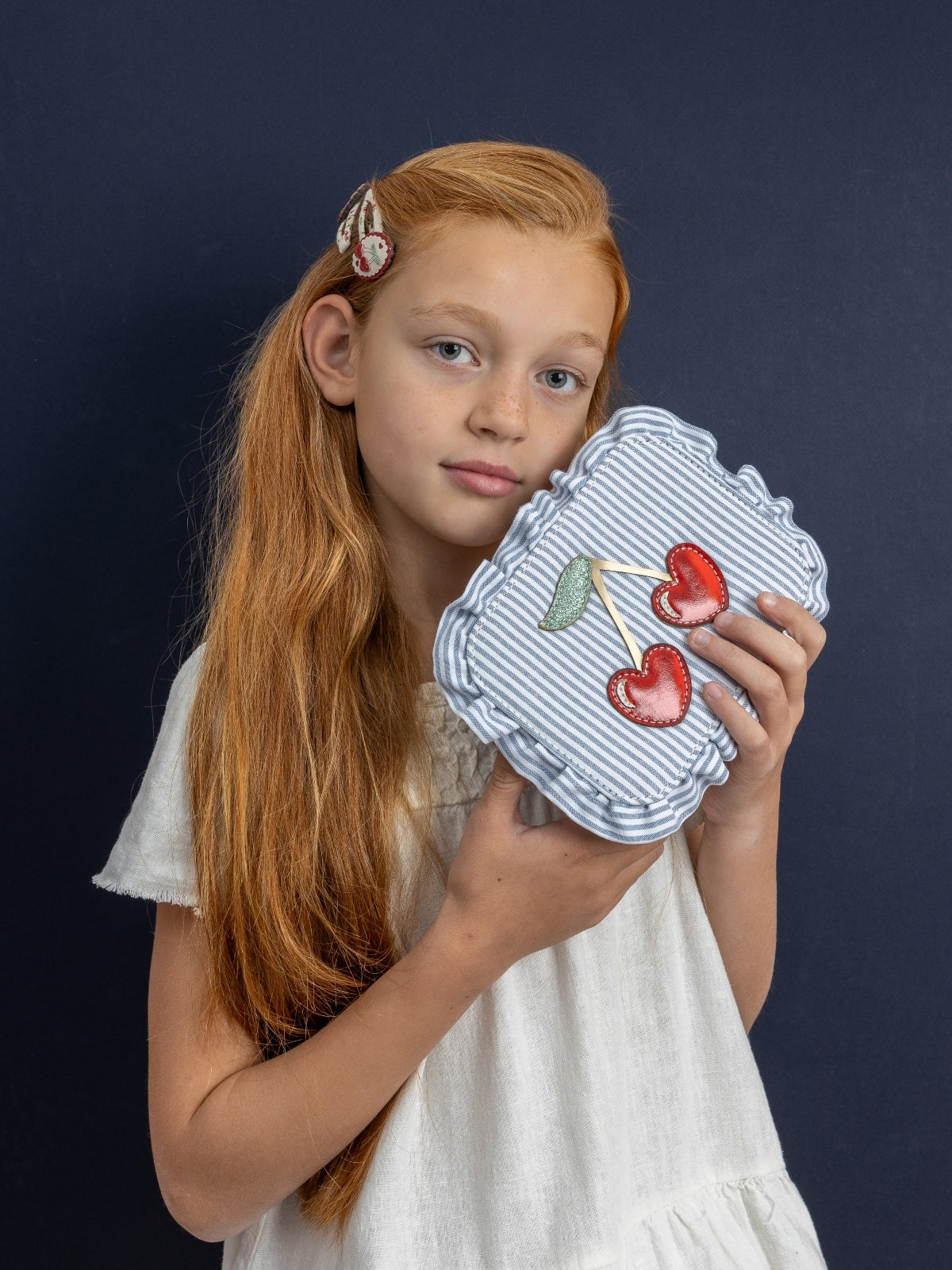 Striped Cherry Bag Bags Mimi & Lula