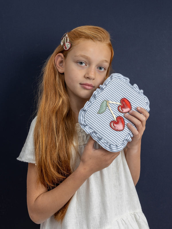 Striped Cherry Bag Bags Mimi & Lula