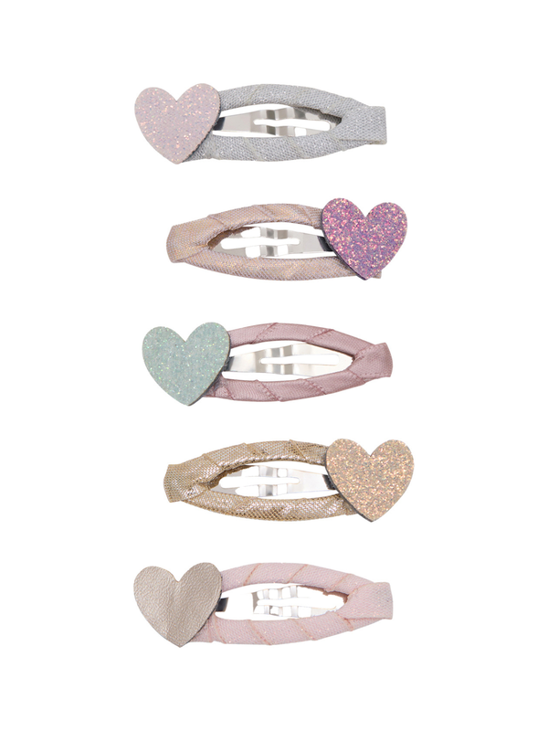 Teeny Heart Mini Clips Hair Accessories Mimi & Lula