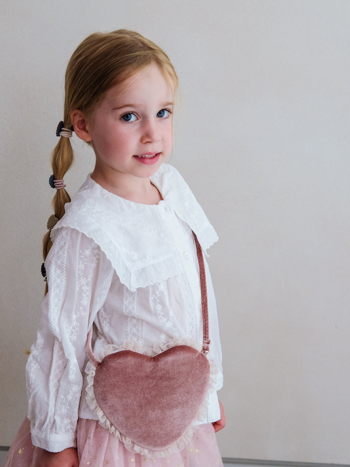Tulle Velvet Heart Purse Bags Mimi & Lula