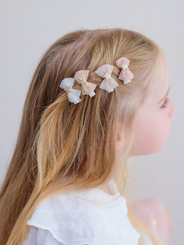 Tutu Bow Clips