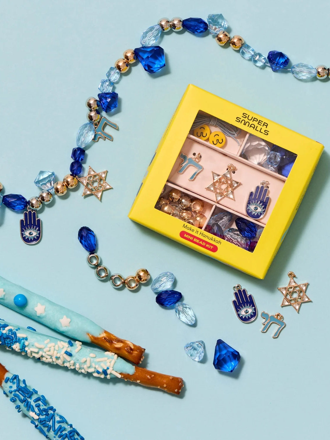 Mini Bead Kit Make it Hanukkah Jewelry Super Smalls   