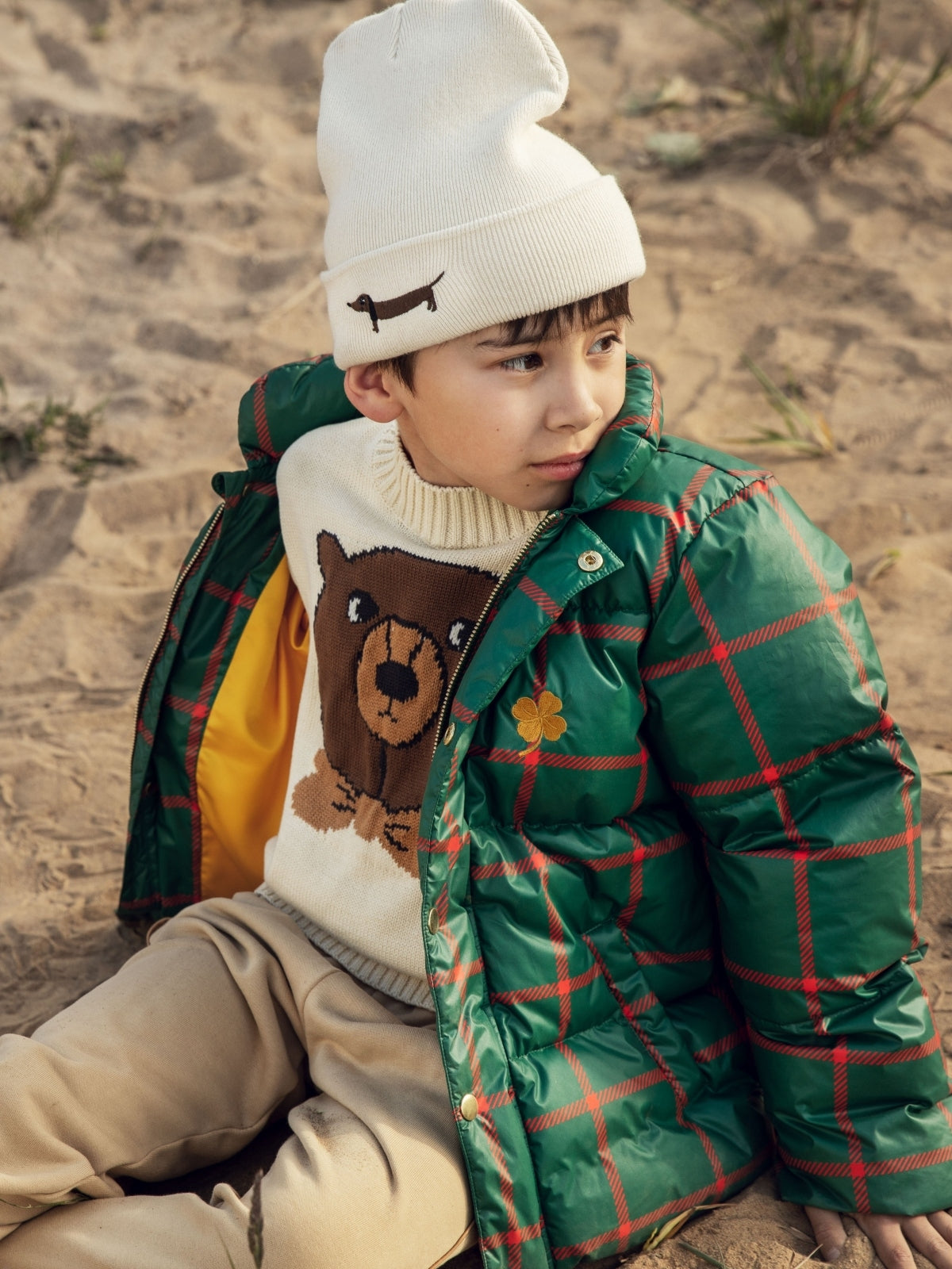 Bear Intarsia Sweater Sweaters Mini Rodini