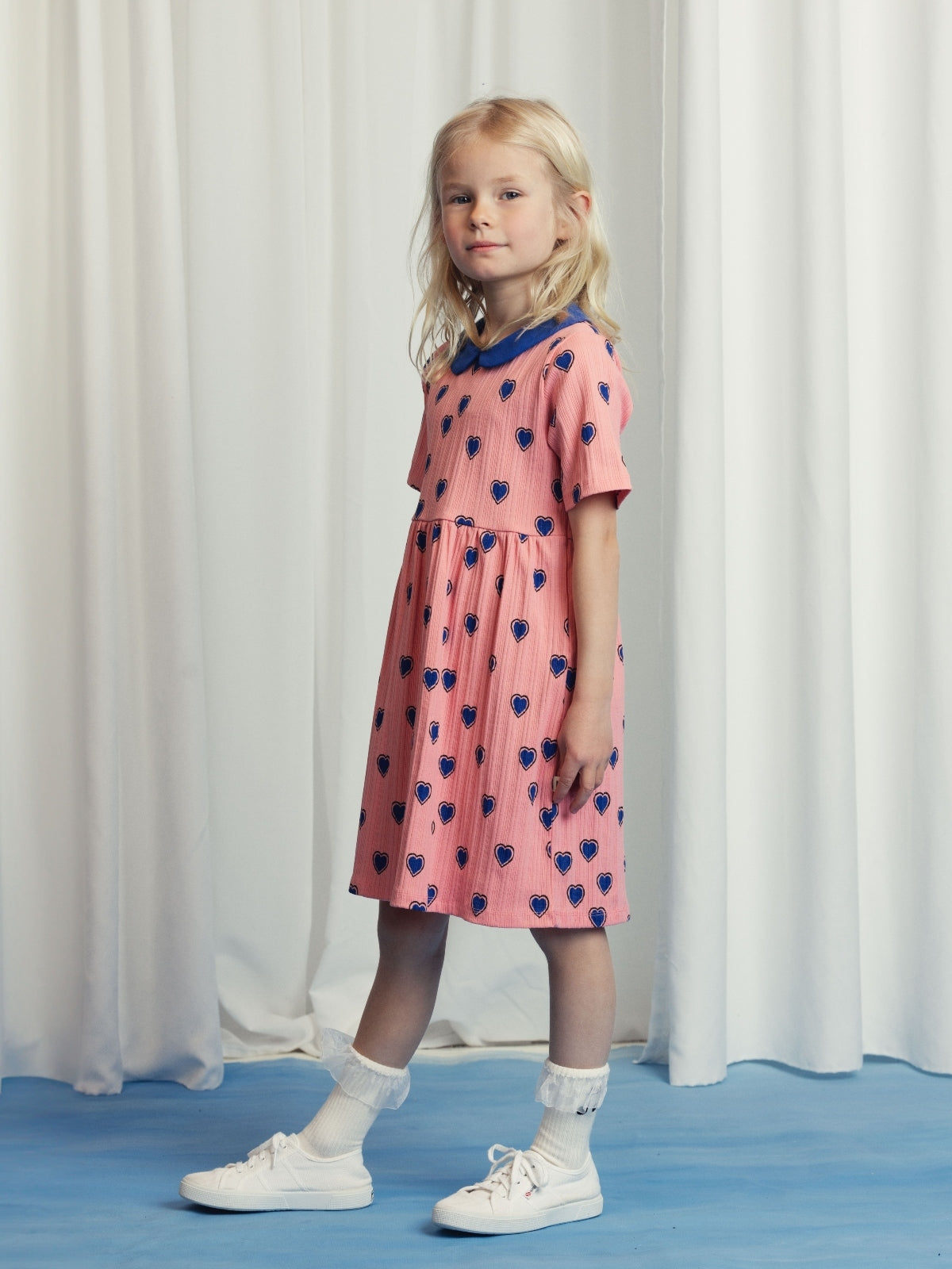 Outlined Hearts Dress Dresses Mini Rodini