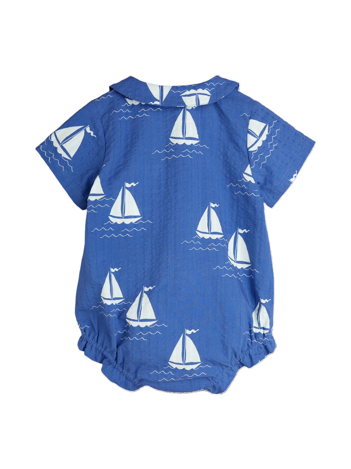 Sailing Boats Woven Romper Rompers Mini Rodini