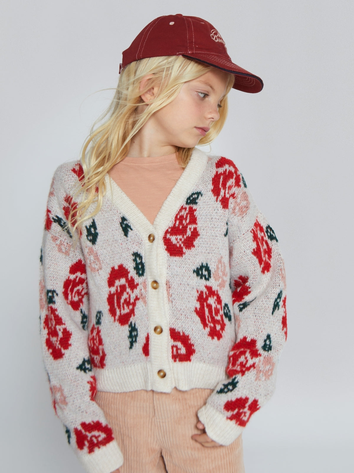 Ama Flower Cardigan Sweaters Mipounet