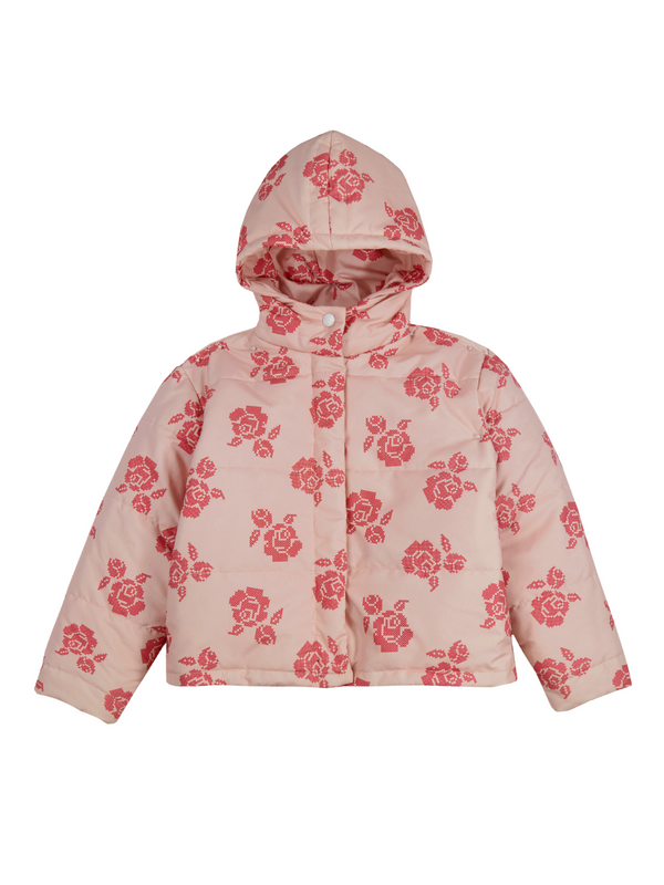 Gaia Flower Jacket Outerwear Mipounet Pink 3Y