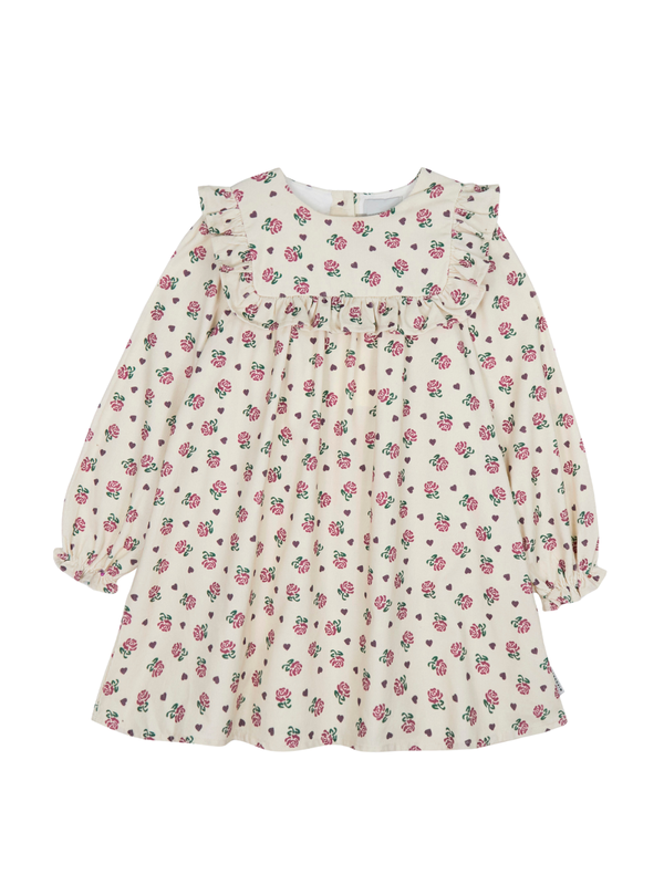 Lisa Corduroy Dress Dresses Mipounet Ecru 2Y