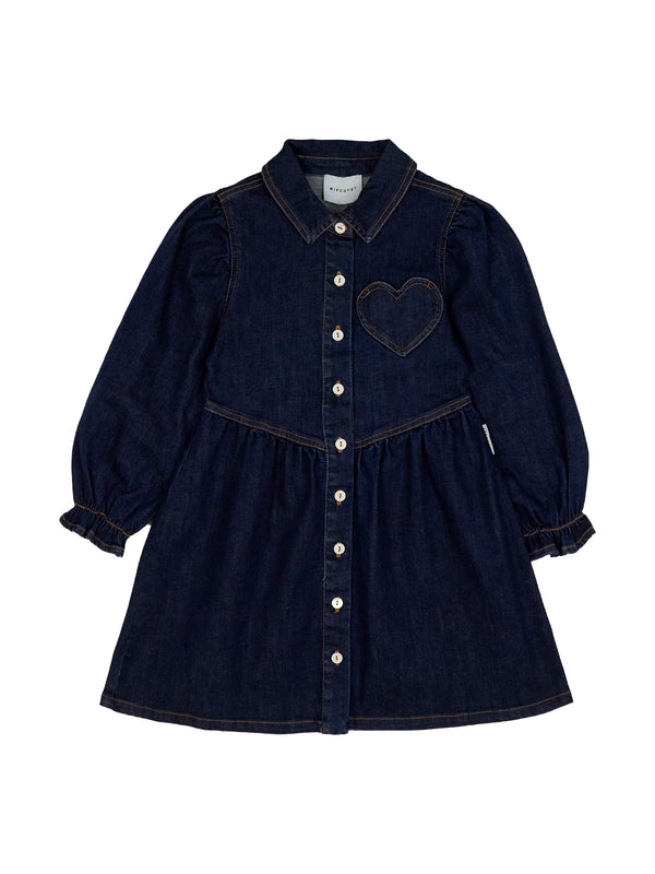 Love Denim Dress Dresses Mipounet Dark Blue Denim 2Y