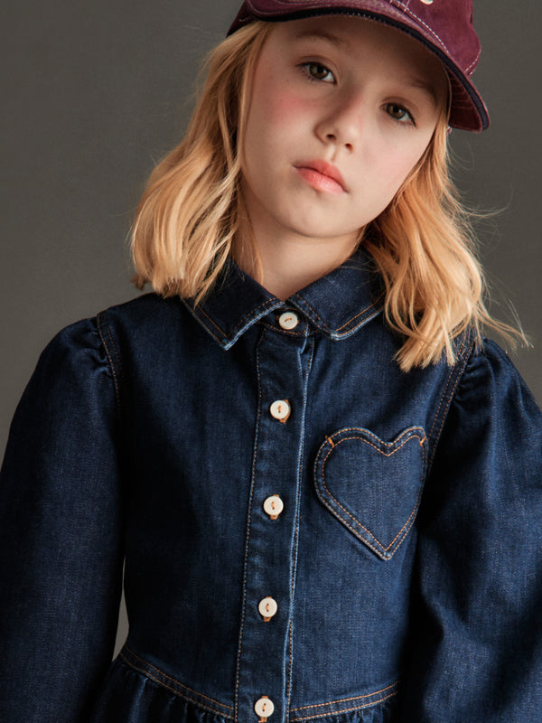 Love Denim Dress Dresses Mipounet