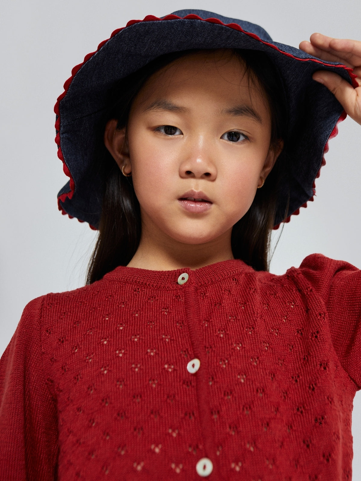 Maca Pointelle Cardigan Sweaters Mipounet