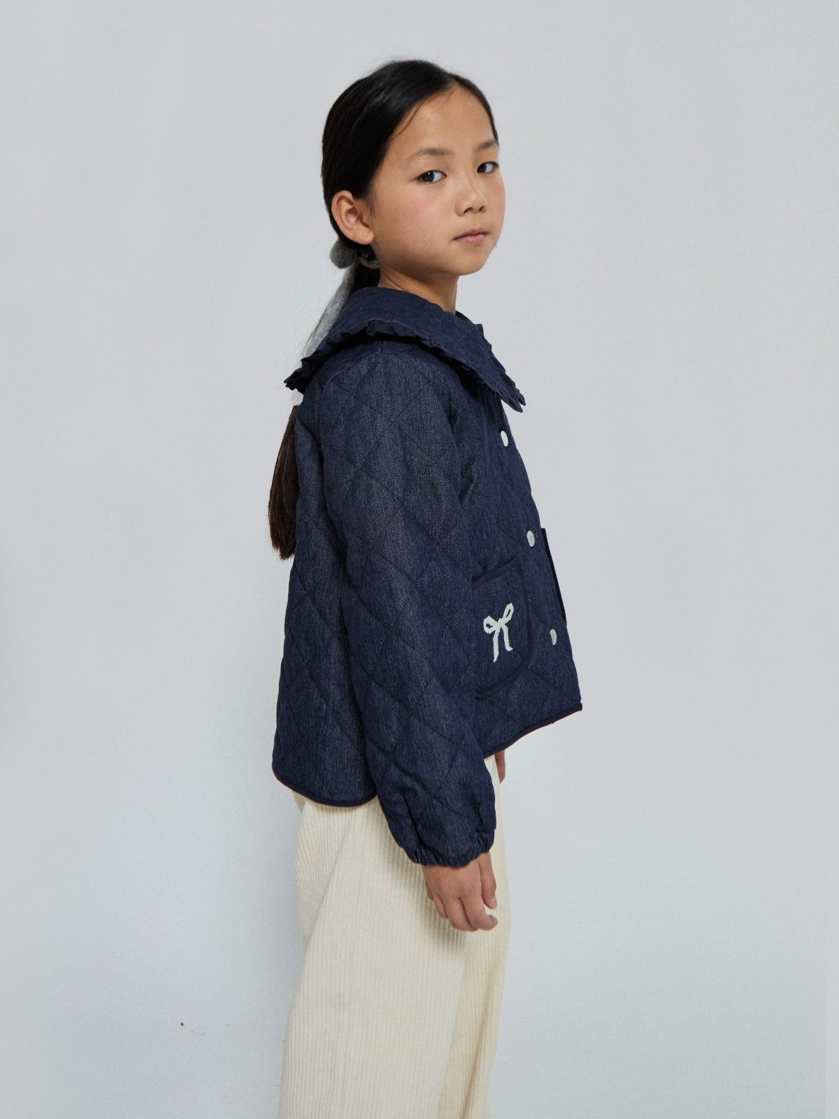 Mariane Denim Bows Jacket Outerwear Mipounet