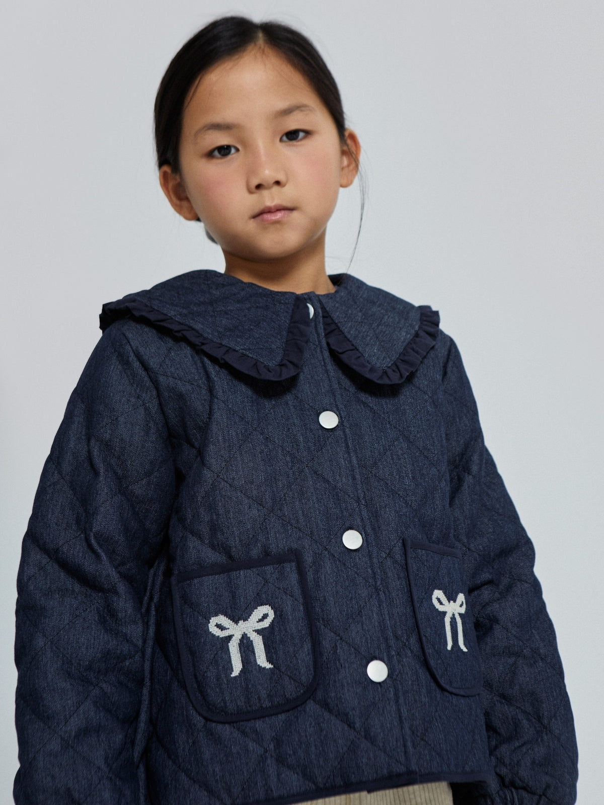 Mariane Denim Bows Jacket Outerwear Mipounet