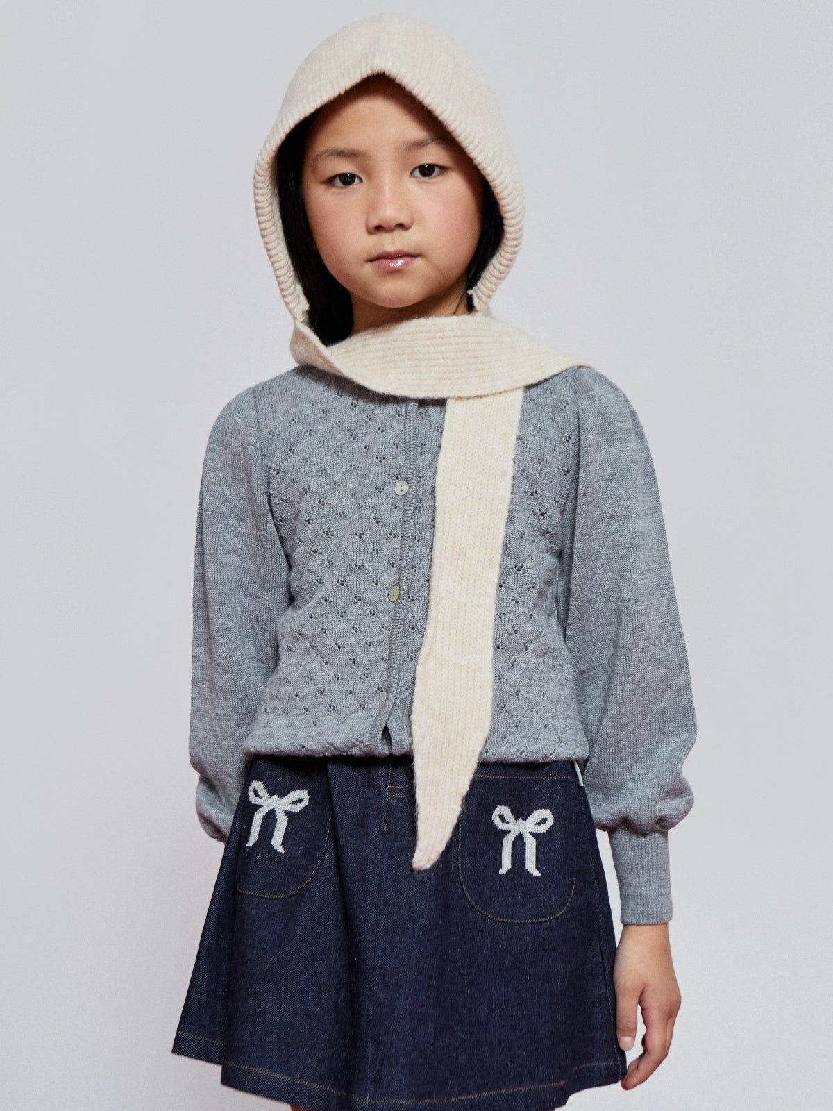 Mariane Denim Bows Skirt Skirts Mipounet