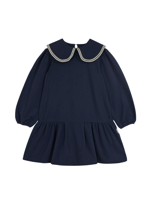 Melissa Jersey Dress Dresses Mipounet Navy 2Y