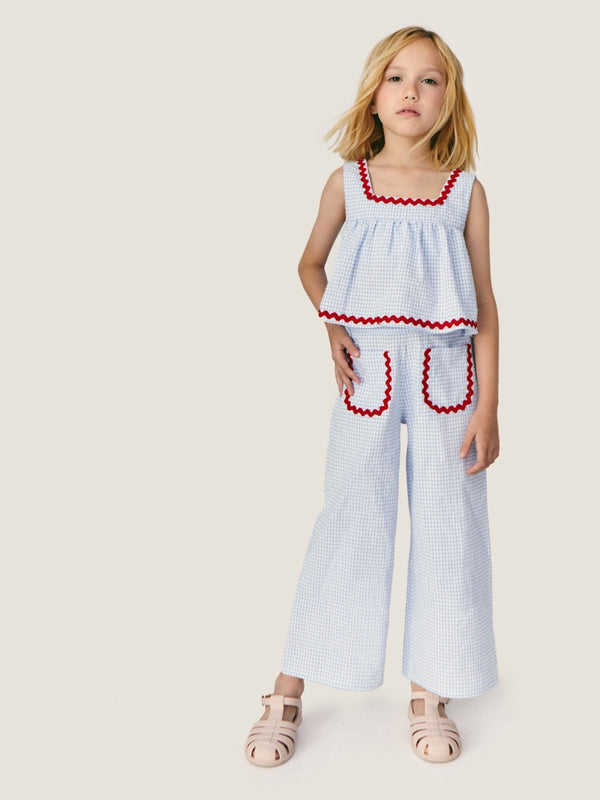 Sylvie Gingham Pant Set