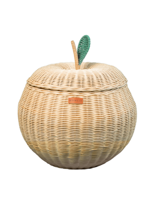 Apple Storage Basket - Natural Pretend Play Momiji