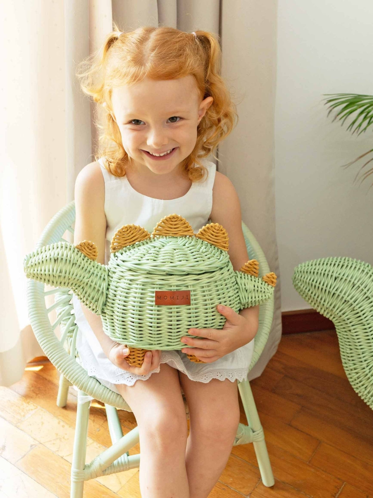 Small Dinosaur Basket Pretend Play Momiji