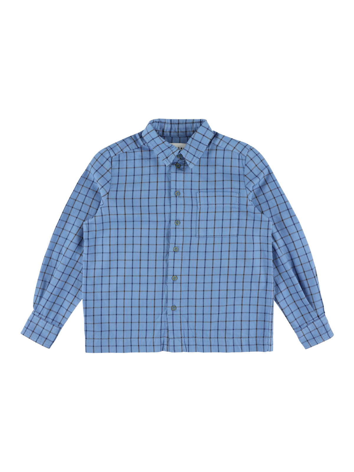 Tur Shirt - Windowpane Check Tops Morley Ashley Blue 2Y 