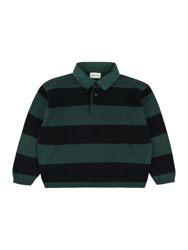 Ygloo Rugby Stripe Sweater Sweaters Morley Pine 2Y