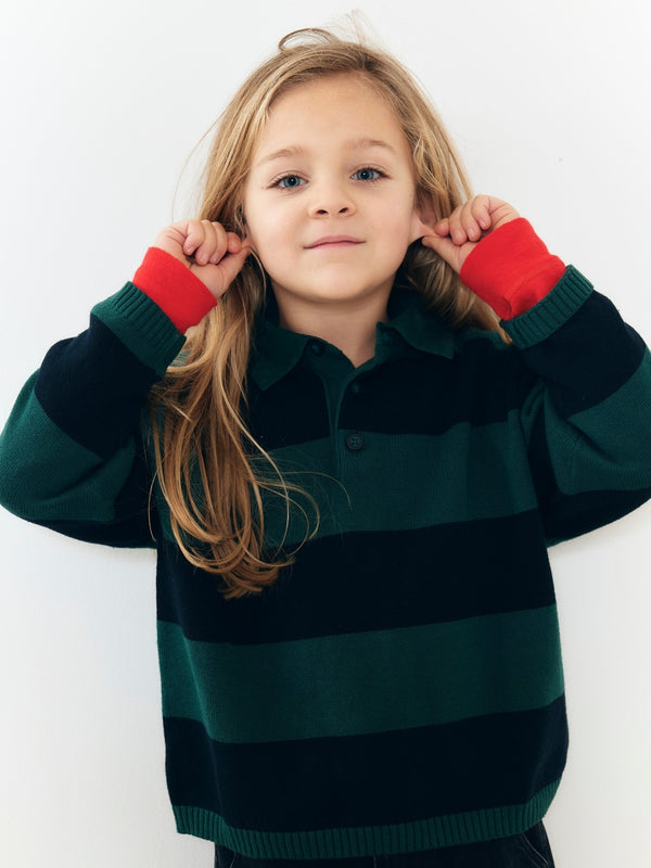 Ygloo Rugby Stripe Sweater Sweaters Morley