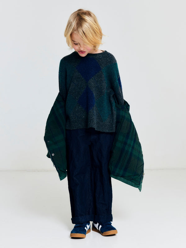 Yves Argyle Sweater Sweaters Morley