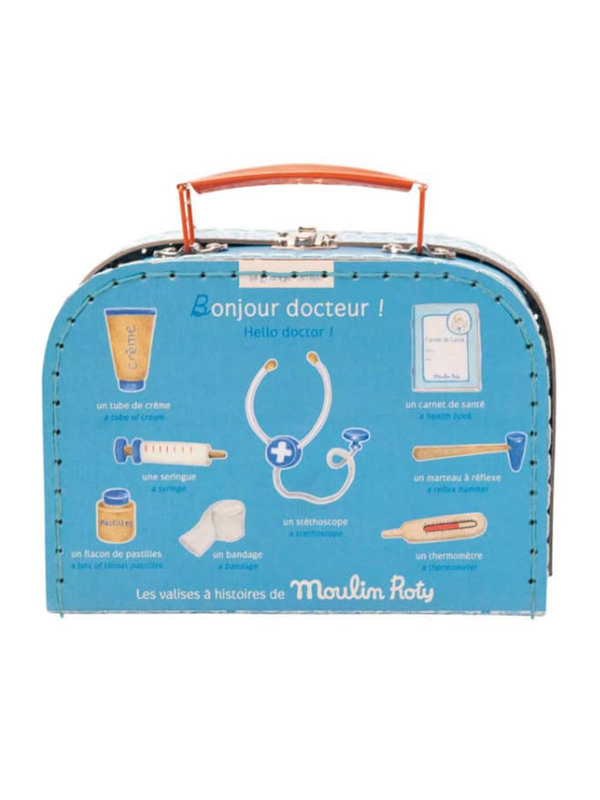 Doctor's Medical Set Suitcase Pretend Play Moulin Roty
