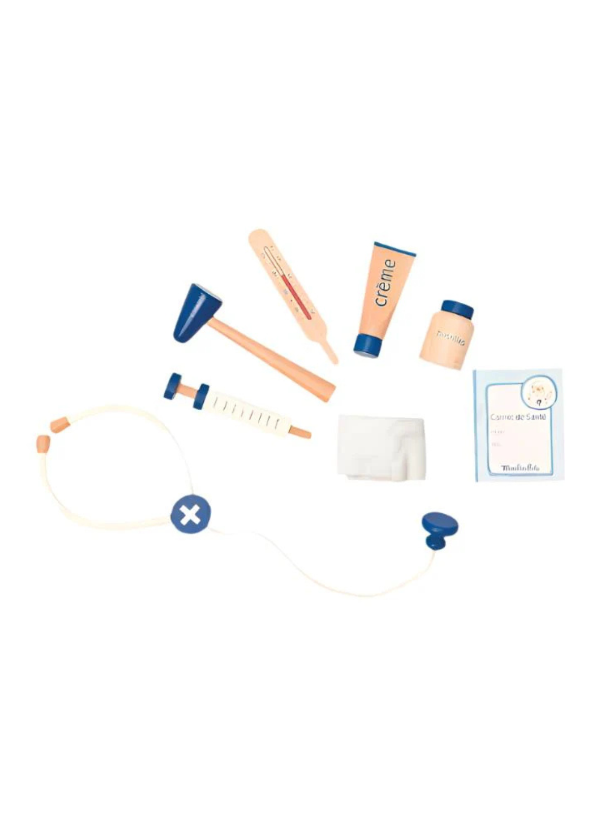 Doctor's Medical Set Suitcase Pretend Play Moulin Roty