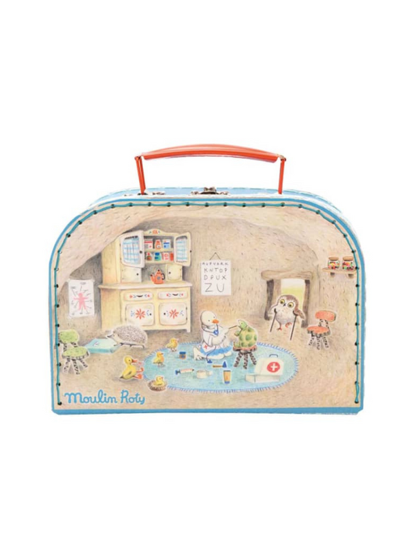 Doctor's Medical Set Suitcase Pretend Play Moulin Roty